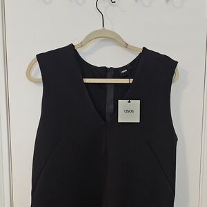 ASOS V-Neck Black Mini Dress